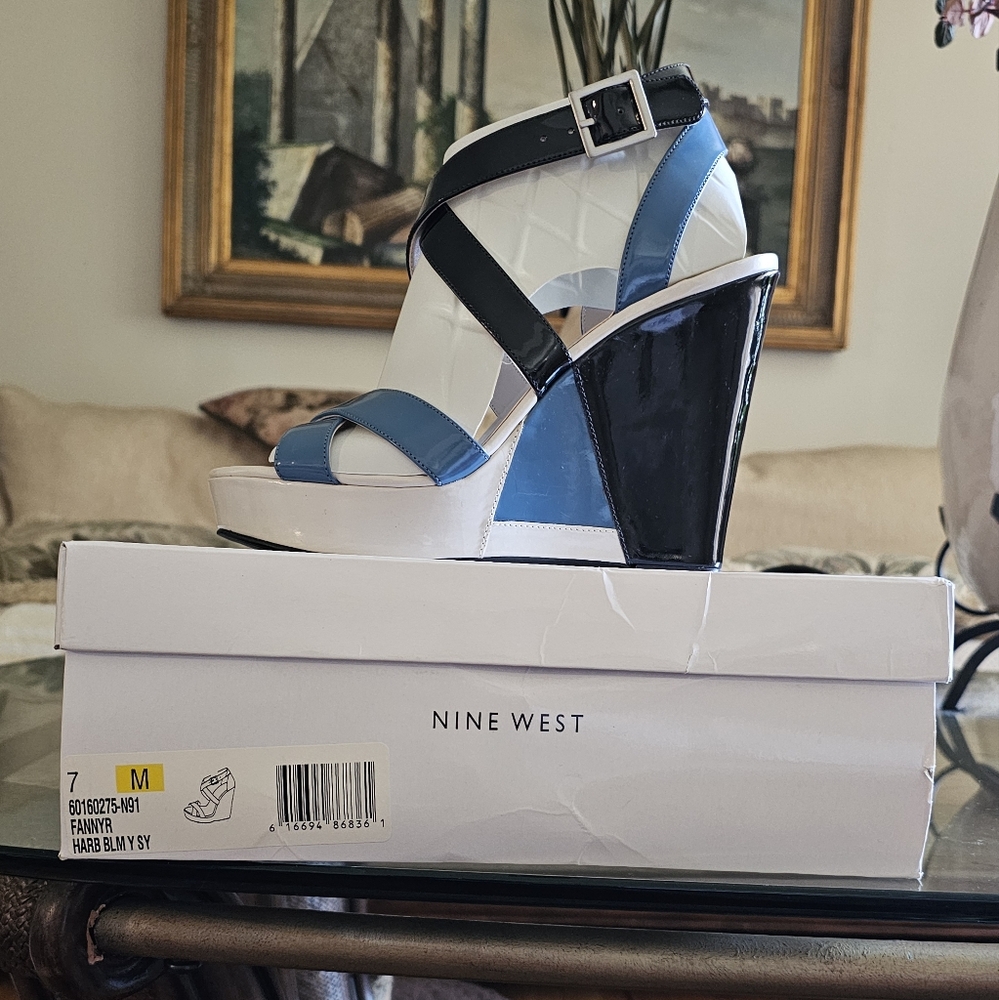 Nine West Colorblock Heels